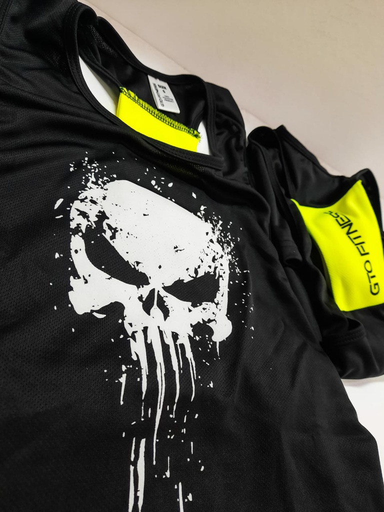 Camiseta under cheap armour punisher