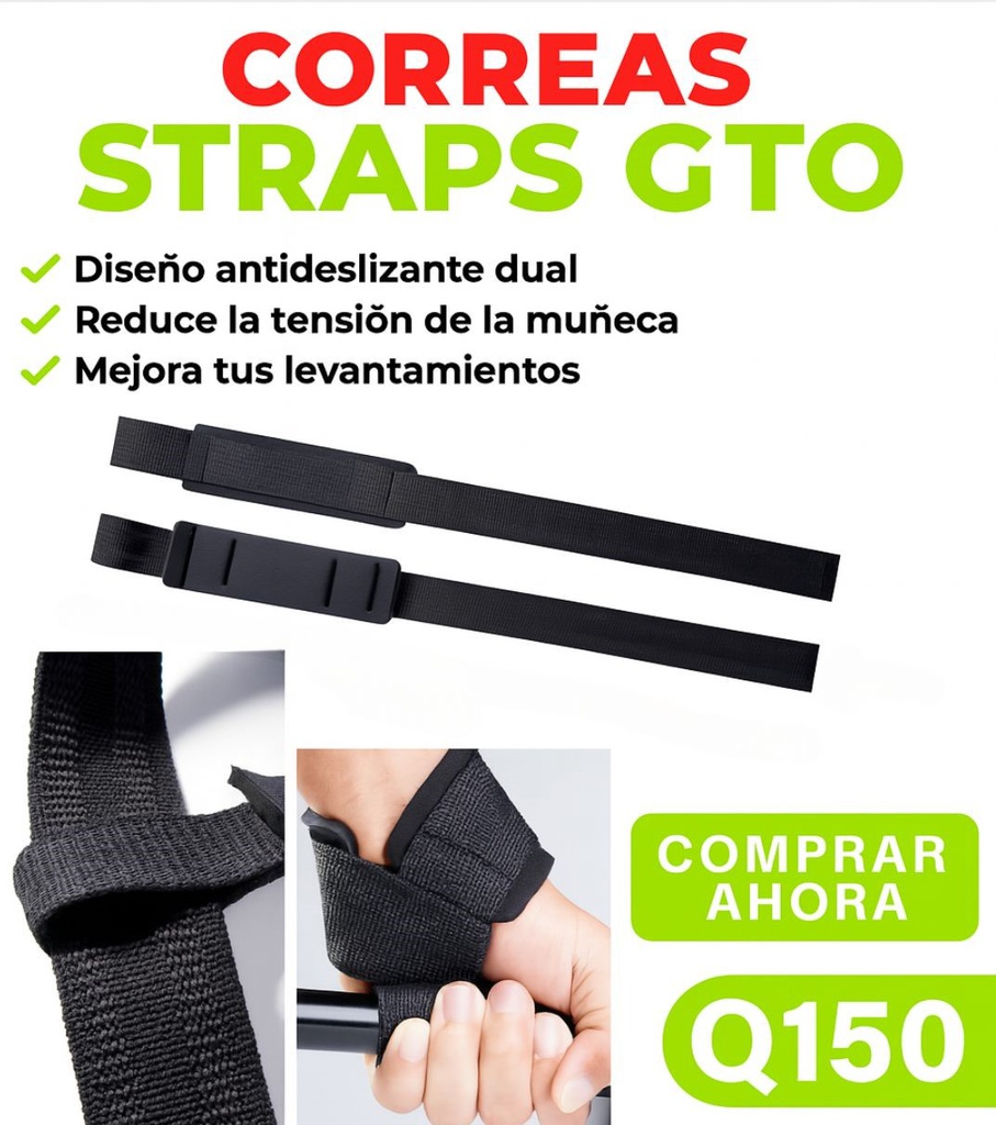 STRAPS NEGROS GTO