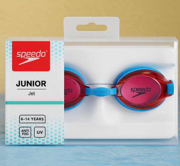 Lentes Natación Speedo de niña ROSADO CON AZUL