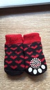 Calcetines con rojo de corazones para mascota
