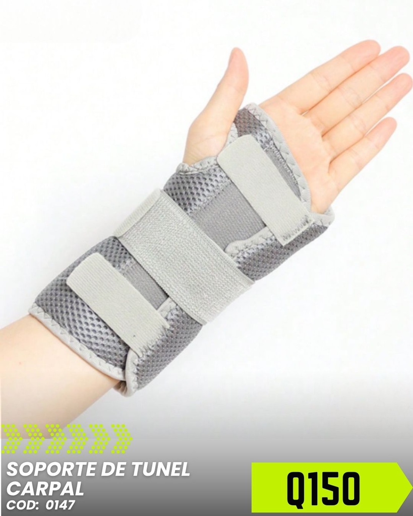 MUÑEQUERA TUNEL CARPAL GRIS