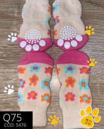 Calcetines con patrón de rayas de mascota