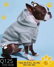 Sudadero Gris para mascota