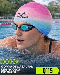[MUL2030] GORRO PARA NATACION MULTICOLOR