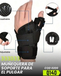 [st25051363513350200] Muñequera de soporte para el pulgar