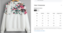 Sueter Pullover con estampado floral