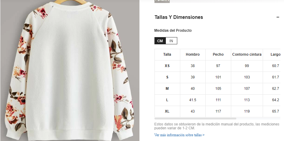 Sueter Pullover de manga raglán con estampado floral