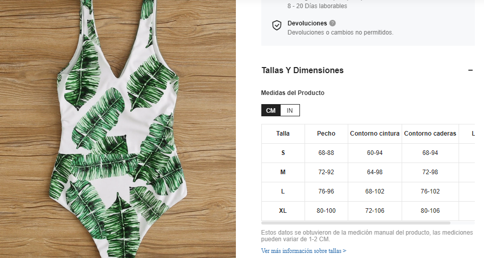 Traje de Baño una pieza de cintura con cordón tropical