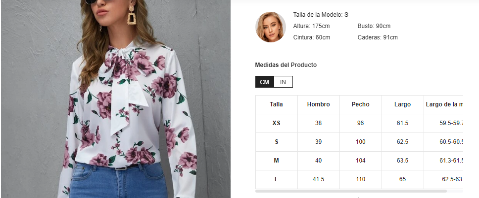 Blusa Floral Elegante