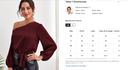 Blusa Top Con Nudo Lateral De Cuello Asimétrico Corinta