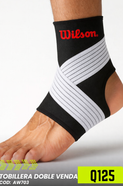 TOBILLERA DOBLE VENDA WILSON AW703
