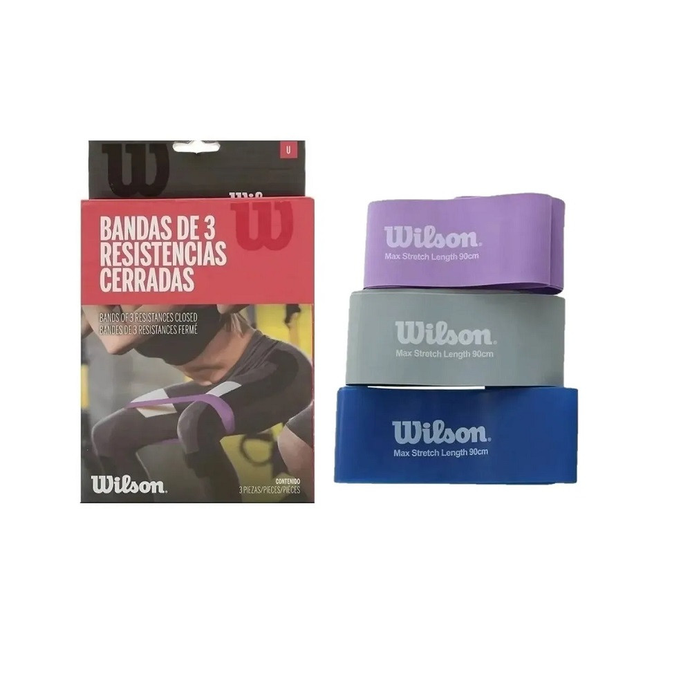 BANDAS DE RESISTENCIA SET DE 3 WILSON