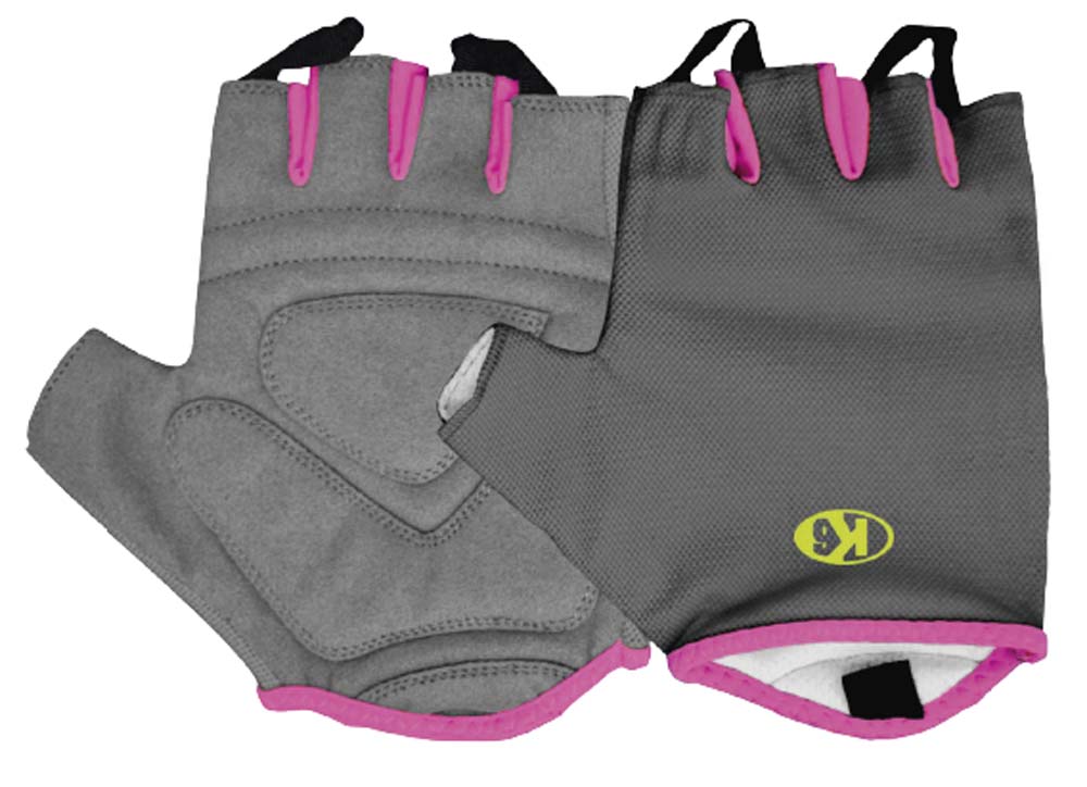 GUANTES PARA PESAS SIN MUÑEQUERA ENERGETIC FUCSIA XS K6
