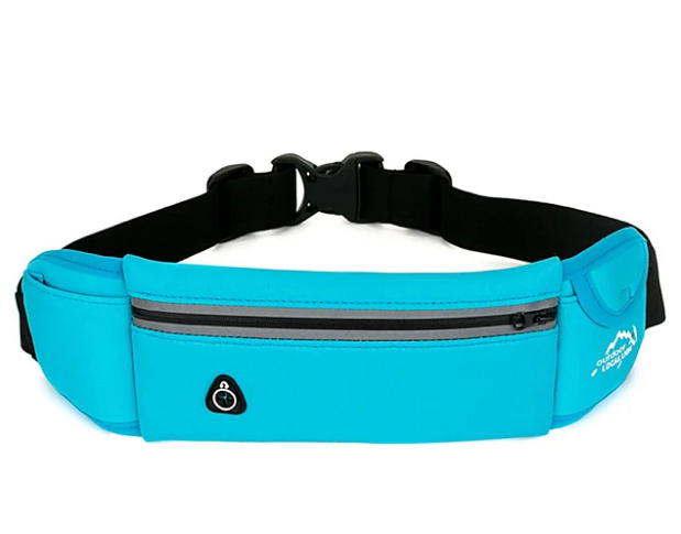 Cinturon Para Correr Unisex Azul Celeste