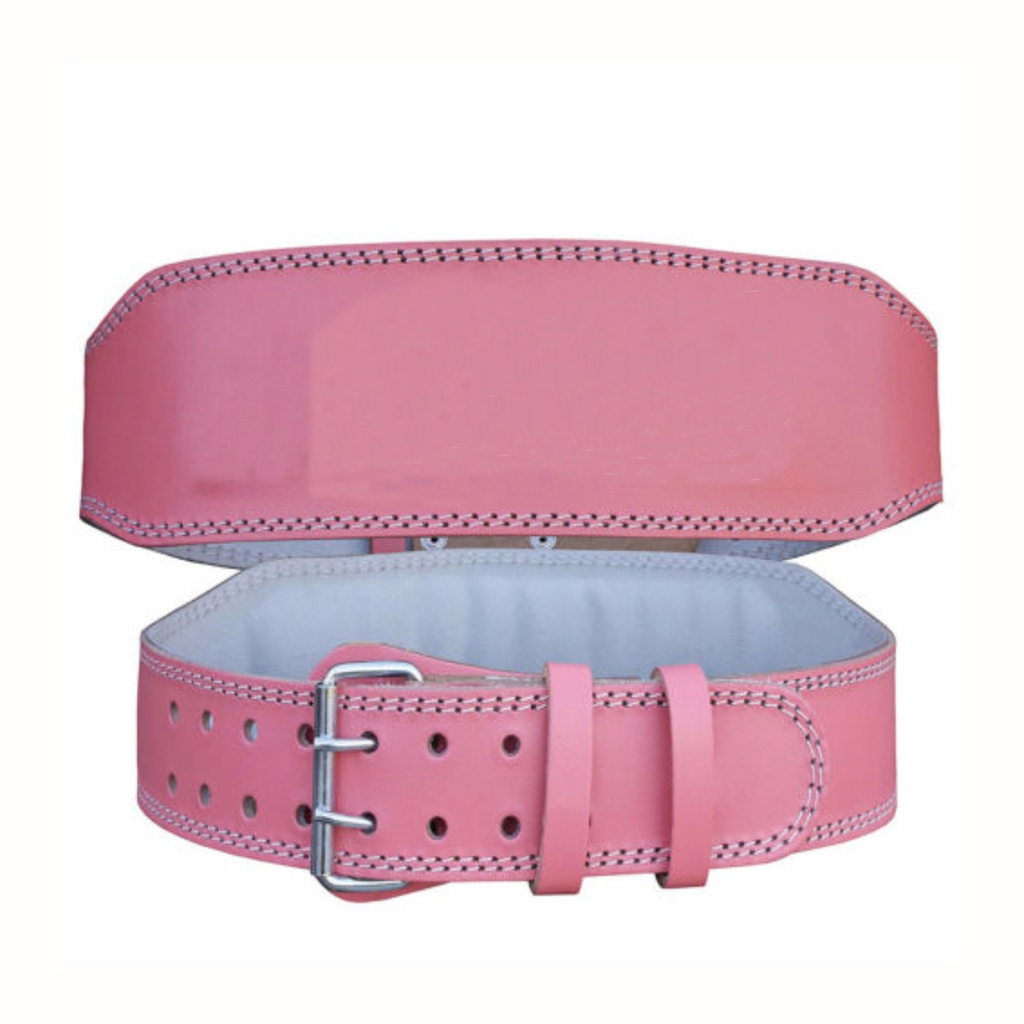 Cinturon de Cuero Rosado