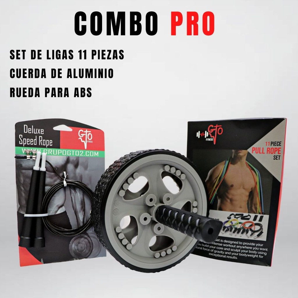 Combo PRO - Set de ligas Cuerda Aluminio - Rueda para ABS