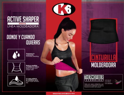 FAJA MOLDEADORA K6 ACTIVE SHAPER PARA DAMA S/M