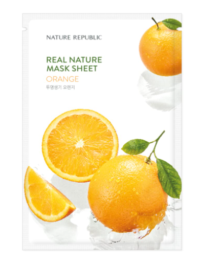 Mascarilla Facial natural NARANJA