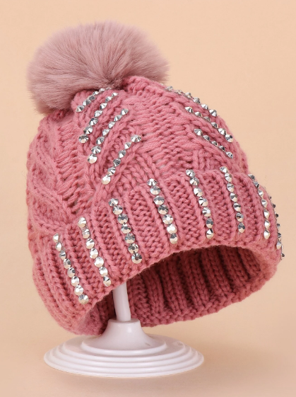 Gorro diseño de pompón