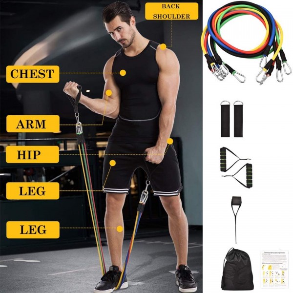 LIGAS DE RESISTENCIA Set De 5 (11 Pzs)