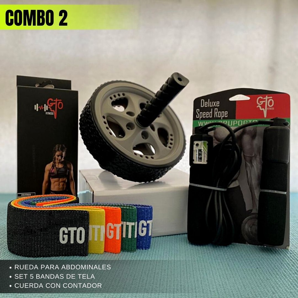 COMBO 2 GTO -Rueda para ABS - Bandas de Tela - Cuerda con Contador