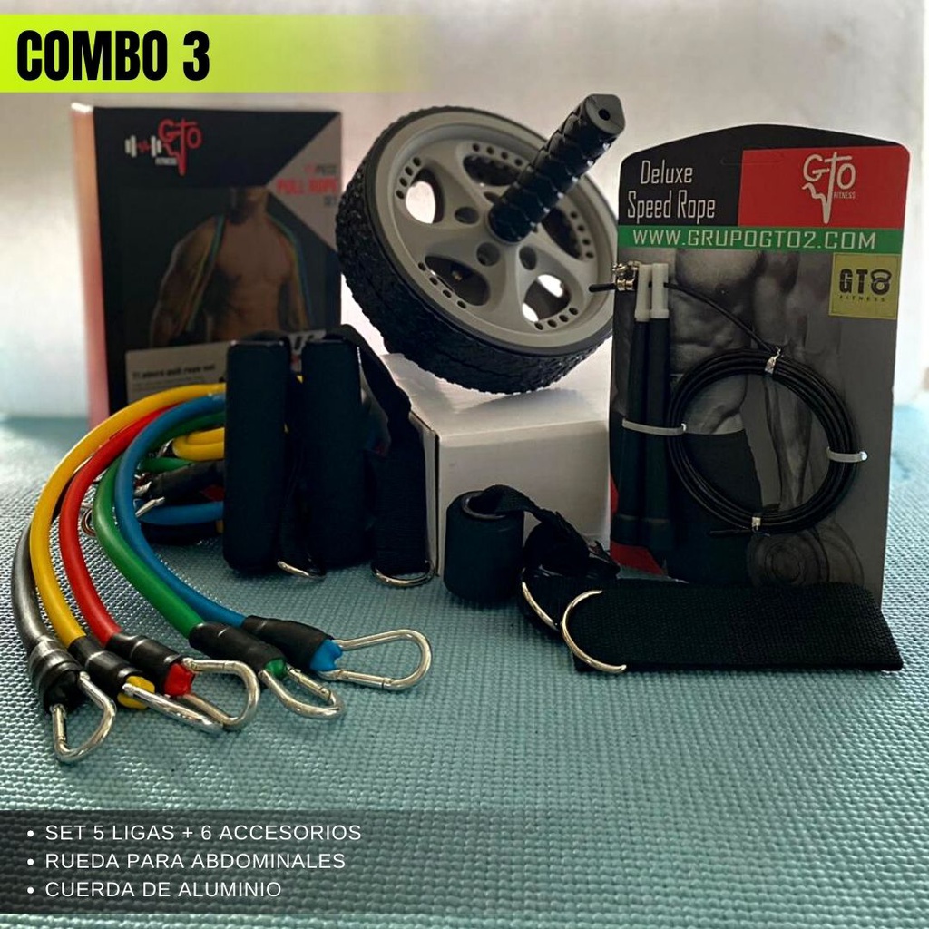 COMBO 3 GTO -Set de Ligas - Rueda para ABS - Cuerda de Aluminio