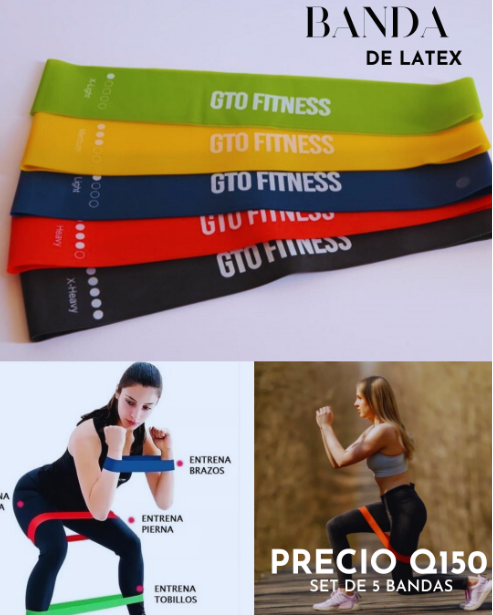 Bandas Cerradas De Latex Set De 5 Web
