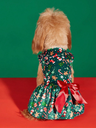 Vestido de princesa para mascotas de navidad