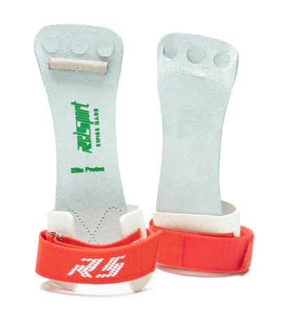 Reisport® Men's Elite Protec High Bar Grips Blanco