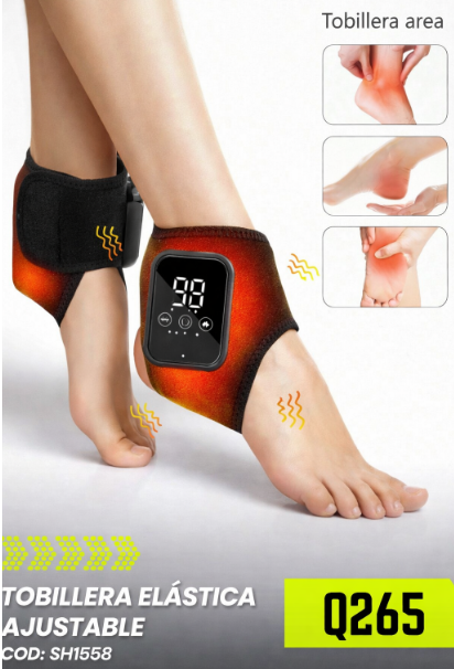 TOBILLERA con vibración, 3 ajustes de velocidad, pantalla LCD