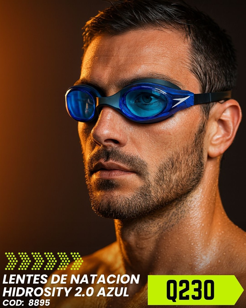 Lentes Natación Speedo Hydrosity 2.0 Azul