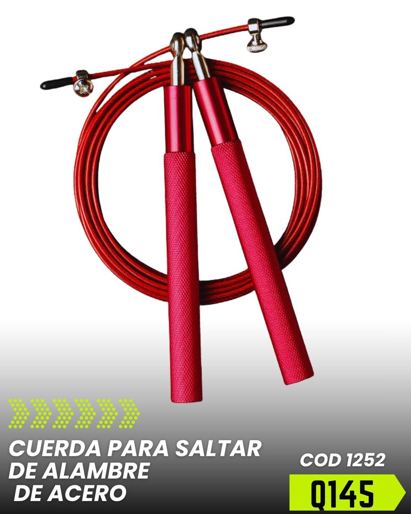Cuerda Acero Inoxidable GTO Roja