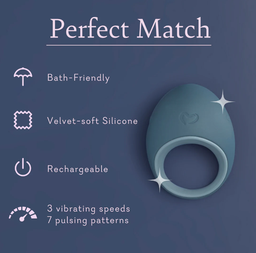 [08635] Anillo Vibrador Perfect Match Para Hombre