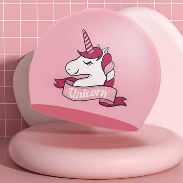 Gorro de natacion unicornio de silicon