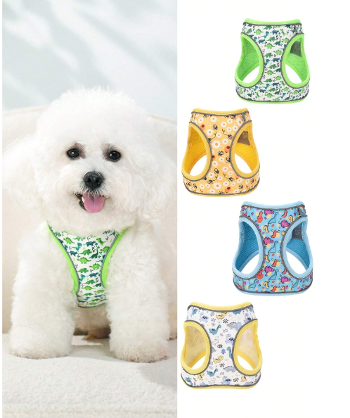 Lindo y adorable arnes tipo chaleco para perros pequeños y medianos