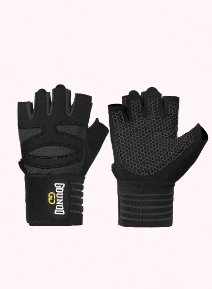 Guantes de entrenamiento color negro