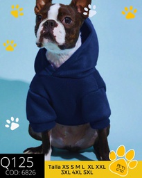 [sp25091191546076826] Capucha Sueter para mascota Azul
