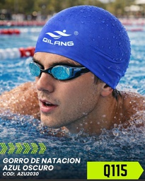 [AZU2030] GORRO PARA NATACION AZUL