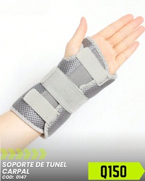MUÑEQUERA TUNEL CARPAL GRIS